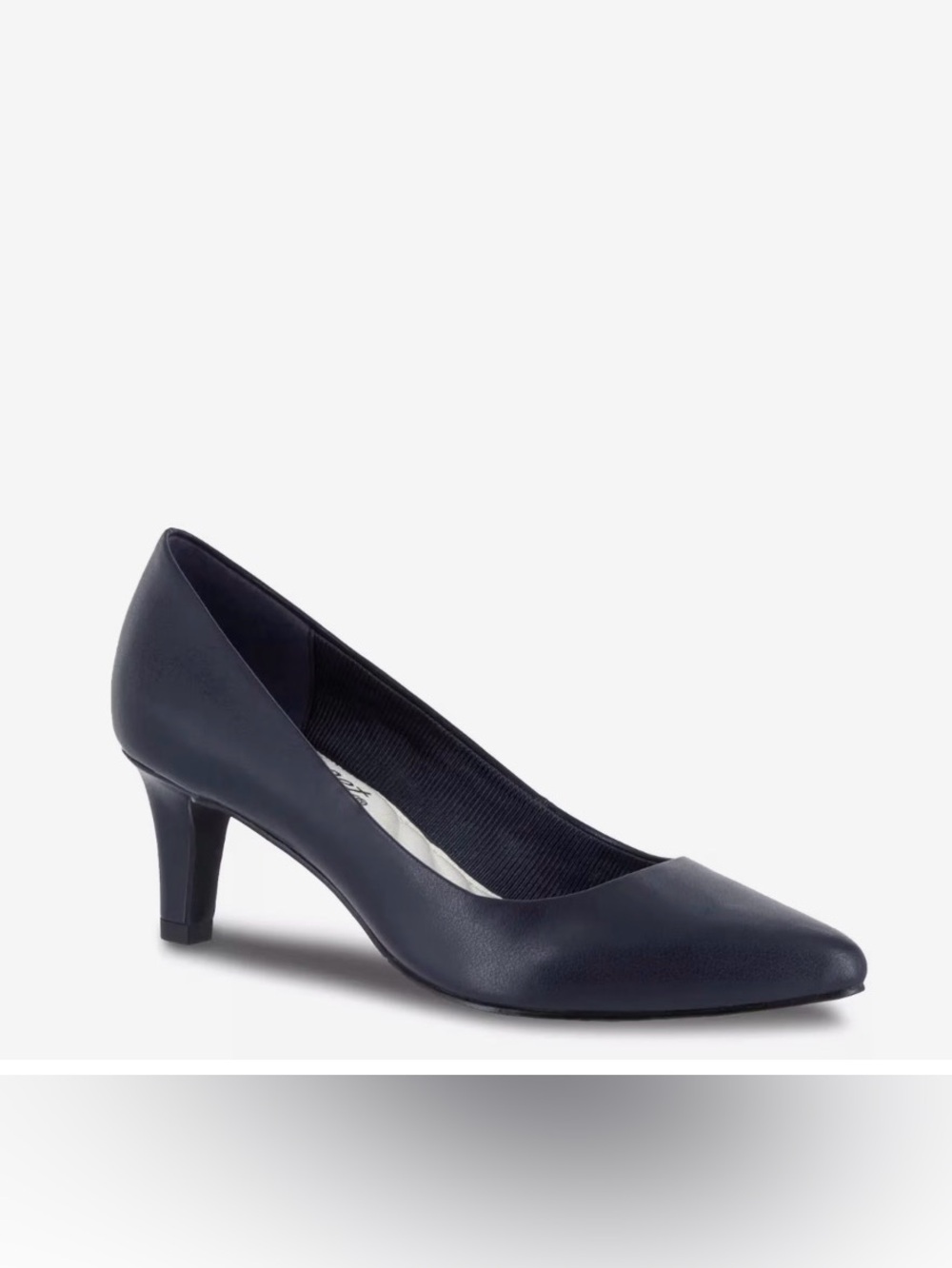 Easy Street Pointe Pump - Navy